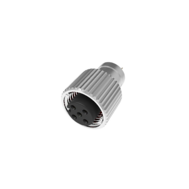 M12 Connector Line end 2P-12P female shield 26